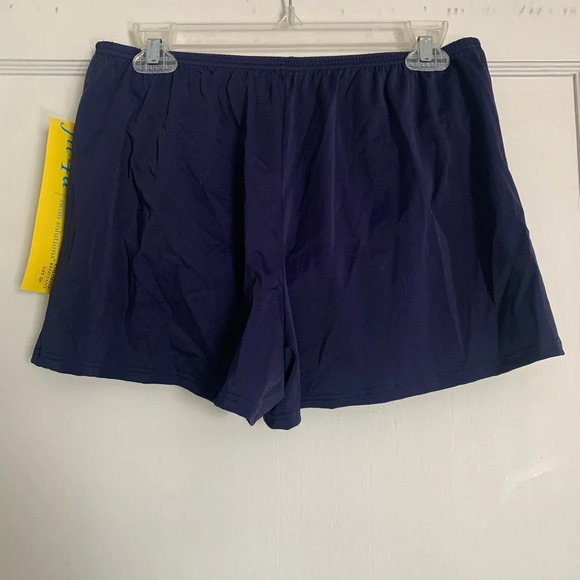 Fit 4 U Fitted Navy Swim Short - sz. 16 - Picture 2 of 6